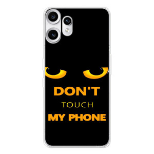 Чехол с Прикольным принтом на Nothing CMF Phone 2 Pro – Не трогай мой телефон