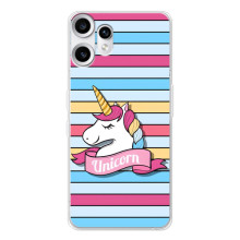 Чехол для Нотинг СМФ Фон 2 Про - (Единорожки - Новинки) (AlphaPrint) (Unicorn)