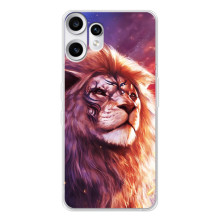 Чехол со Львом для Nothing CMF Phone 2 Pro (VPrint) (Красочный Лев)