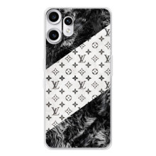Чохол Стиль Louis Vuitton на Nothing CMF Phone 2 Pro – LV на білому