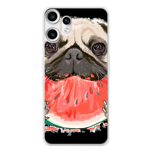 Чохол (ТПУ) Милі песики для Nothing CMF Phone 2 Pro – Смішний Мопс