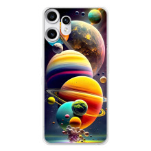 Чохол (ТПУ) з планетами на Nothing CMF Phone 2 Pro – Сонячна система