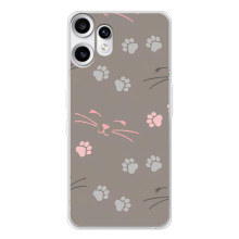 Чехол с рисунком кот на Nothing CMF Phone 2 Pro – Лапы и усы