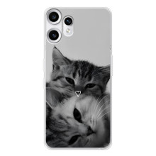 Чехол с рисунком кот на Nothing CMF Phone 2 Pro – Пара котов