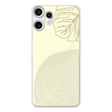 Чехол цветочный дизайн для Nothing CMF Phone 2 Pro – Зелёный фон