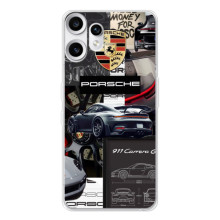 Чохол з авто Порше для Nothing CMF Phone 2 Pro – Колаж Порше