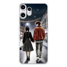 Чехол с дизайном Венздей 2 на Nothing CMF Phone 2 Pro – Уэнсдей и Тайлер