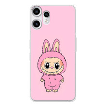 Чохол з Лабубу на Nothing CMF Phone 2 Pro (Рожевий Лабубу)