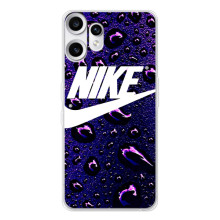 Чохол з логтипом Найк на Nothing CMF Phone 2 Pro – Найк на фіолетовому