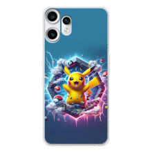Чехол с Пикачу на Nothing CMF Phone 2 Pro – Лого Пикачу
