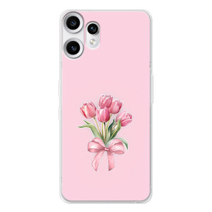 Чехол с розовым рисунком для Nothing CMF Phone 2 Pro