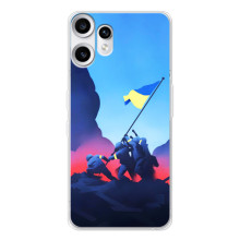Чохол з українським воїном на Nothing CMF Phone 2 Pro – Український прапор
