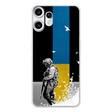 Чохол з українським воїном на Nothing CMF Phone 2 Pro