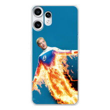 Чехол с принтом Фантастическая четверка для Nothing CMF Phone 2 Pro – Человек-Факел