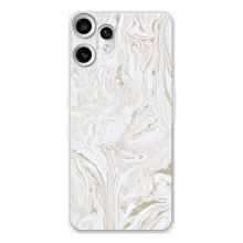 Мраморный чехол на Nothing CMF Phone 2 Pro (VPrint) (Белый мрамор)