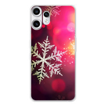 Новорічні Чохли для Натанґ ЦМФ Фон 2 Про (VPrint) (Сніжинка)