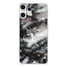 Новорічні, Святкові Чохли для Nothing CMF Phone 2 Pro - 2024 год (Hello winter)
