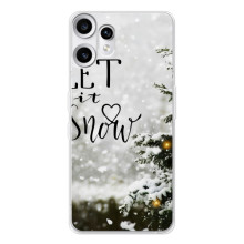 Новорічні, Святкові Чохли для Nothing CMF Phone 2 Pro - 2024 год (Let it snow)