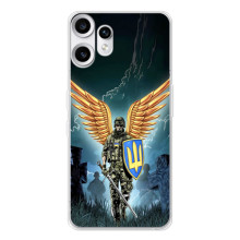 Патріотичний Чохол для Nothing CMF Phone 2 Pro (ЗСУ з крильми)