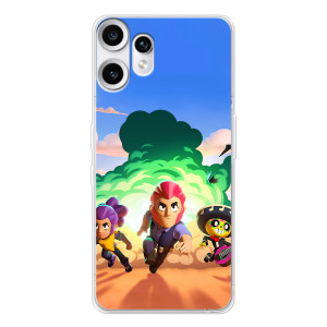 Силиконовый Чехол на Nothing CMF Phone 2 Pro с картинкой Brawl Stars (Бравел Старс)