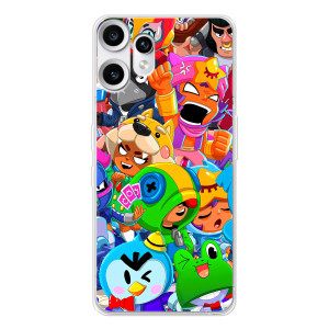 Силиконовый Чехол на Nothing CMF Phone 2 Pro с картинкой Brawl Stars (Brawl-Stars)