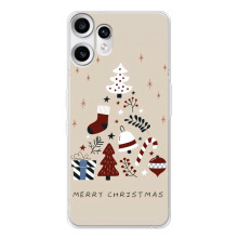 Рождественские Чехлы для Nothing CMF Phone 2 Pro (VPrint) (Merry Christmas)