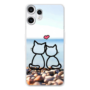 Силіконові Чохли Коханій людині для Nothing CMF Phone 2 Pro – Котейки