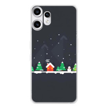 Силіконовий бампер на різдво для Nothing CMF Phone 2 Pro (Місто зимове)