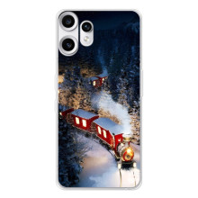 Силіконовий бампер на різдво для Nothing CMF Phone 2 Pro (Потяг)