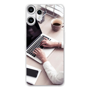 Силиконовый бампер (Работники) на Nothing CMF Phone 2 Pro – Офисный работник