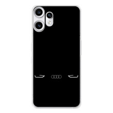 Силіконовий бампер з картинкою машини на Nothing CMF Phone 2 Pro (Сілует Audi)