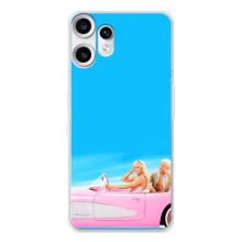 Силіконовый Чохол Барбі фільм на Nothing CMF Phone 2 Pro – Барбі і Кен