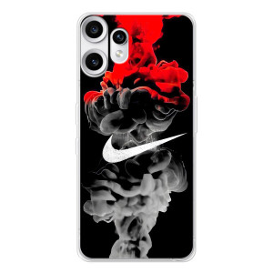 Силиконовый Чехол на Nothing CMF Phone 2 Pro с картинкой Nike (Nike дым)