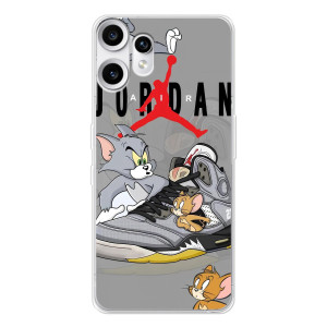 Силіконовый Чохол Nike Air Jordan на Нотінґ СМФ Телефон 2 Про – Air Jordan