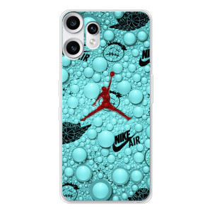 Силіконовый Чохол Nike Air Jordan на Нотінґ СМФ Телефон 2 Про – Джордан Найк