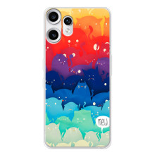 Силіконовий чохол з котиком для Nothing CMF Phone 2 Pro (Mew)