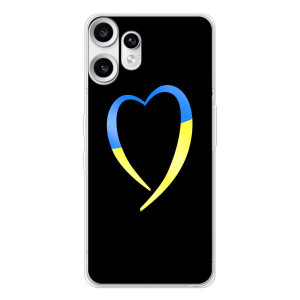 Силиконовый Чехол на Nothing CMF Phone 2 Pro (Я-Украина) – Украинское сердце