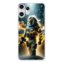 Українські, патріотичні Чохли для Натанґ ЦМФ Фон 2 Про (ЛЕВ ЗСУ)