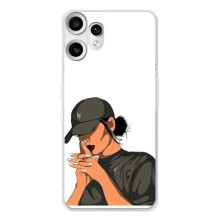 Силіконовый Чохол на Nothing CMF Phone 2 Pro з картинкой Модных девушек – У зеленому