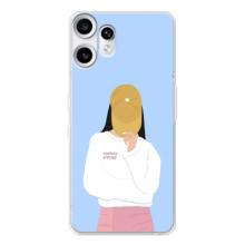 Силіконовый Чохол на Nothing CMF Phone 2 Pro з картинкой Модных девушек – Жовта кепка