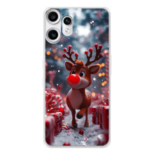 Яскравий чохол для Nothing CMF Phone 2 Pro з Зимові Оленята – Олень серед подарунків