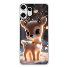 Яскравий чохол для Nothing CMF Phone 2 Pro з Зимові Оленята – Оленятко