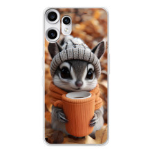 Друкований чохол 'Звірята з кавою' для Nothing CMF Phone 2 Pro