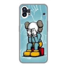 Чехлы для Nothing Phone 1 - Bearbrick Louis Vuitton (PREMIUMPrint) (Плач Bearbrick)