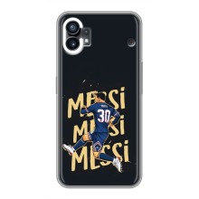 Чехлы для Nothing Phone 1 (Leo чемпион) (AlphaPrint) (Messi ПСЖ)