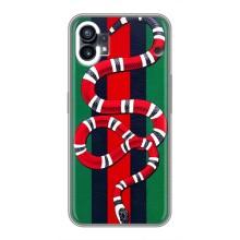 Чохли  GUCCI для Нотинг Телефон 1 (AlphaPrint) – Gucci змія