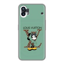 Чехлы Луи Витон для Nothing Phone 1 (AlphaPrint - LOUIS VUITTON) (Микки Маус LV)