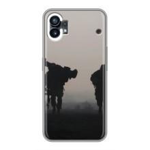 Чехлы на военную тематику для Nothing Phone 1 – Бой солдат