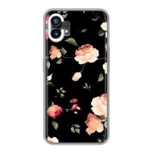 Чехлы с Цветами для Nothing Phone 1 (VPrint) (Розочки)
