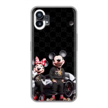 Чехол Disney Mouse Nothing Phone 1 (PREMIUMPrint) (Семья Маусов)